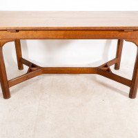 Gordon Russell, Arts & Crafts Cotswold School Oak Hayrake Stretcher Dining Table - Thumbnail 10