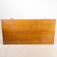 Gordon Russell, Arts & Crafts Cotswold School Oak Hayrake Stretcher Dining Table - Thumbnail 9
