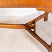Gordon Russell, Arts & Crafts Cotswold School Oak Hayrake Stretcher Dining Table - Thumbnail 11