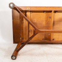 Gordon Russell, Arts & Crafts Cotswold School Oak Hayrake Stretcher Dining Table - Thumbnail 15