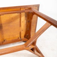 Gordon Russell, Arts & Crafts Cotswold School Oak Hayrake Stretcher Dining Table - Thumbnail 16