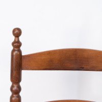 Ernest Gimson. A Pair of Yew Wood Ladder Back & Bobbin Turned Armchairs - Thumbnail 8