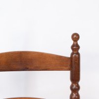 Ernest Gimson. A Pair of Yew Wood Ladder Back & Bobbin Turned Armchairs - Thumbnail 9