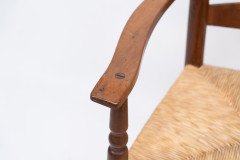 Ernest Gimson. A Pair of Yew Wood Ladder Back & Bobbin Turned Armchairs - Thumbnail 13