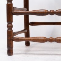 Ernest Gimson. A Pair of Yew Wood Ladder Back & Bobbin Turned Armchairs - Thumbnail 16