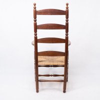 Ernest Gimson. A Pair of Yew Wood Ladder Back & Bobbin Turned Armchairs - Thumbnail 19