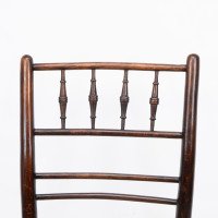 Ford Maddox Brown Morris Co Aesthetic Movement original rush seat Sussex chair 2 - Thumbnail 7
