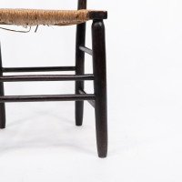 Ford Maddox Brown Morris Co Aesthetic Movement original rush seat Sussex chair 2 - Thumbnail 17