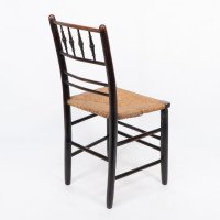 Ford Maddox Brown Morris Co Aesthetic Movement original rush seat Sussex chair 2 - Thumbnail 19