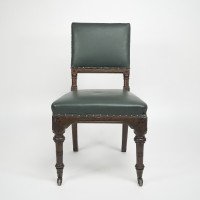 Charles Bevan for Marsh & Jones. Gothic Revival Side Chair with Chamfered Edges - Thumbnail 2