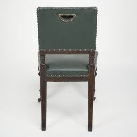 Charles Bevan for Marsh & Jones. Gothic Revival Side Chair with Chamfered Edges - Thumbnail 4