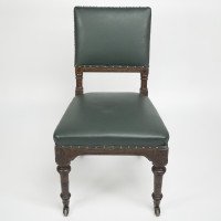 Charles Bevan for Marsh & Jones. Gothic Revival Side Chair with Chamfered Edges - Thumbnail 5