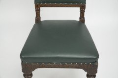 Charles Bevan for Marsh & Jones. Gothic Revival Side Chair with Chamfered Edges - Thumbnail 8