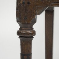 Charles Bevan for Marsh & Jones. Gothic Revival Side Chair with Chamfered Edges - Thumbnail 10