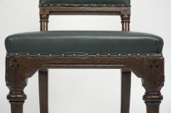 Charles Bevan for Marsh & Jones. Gothic Revival Side Chair with Chamfered Edges - Thumbnail 9