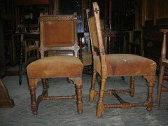 J. P. Seddon, Exhib. Crystal Palace 1851. Six Gothic Revival Oak Dining Chairs - Thumbnail 3