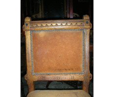 J. P. Seddon, Exhib. Crystal Palace 1851. Six Gothic Revival Oak Dining Chairs - Thumbnail 9