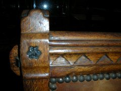 J. P. Seddon, Exhib. Crystal Palace 1851. Six Gothic Revival Oak Dining Chairs - Thumbnail 11