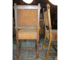 J. P. Seddon, Exhib. Crystal Palace 1851. Six Gothic Revival Oak Dining Chairs - Thumbnail 13