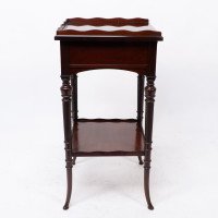 E. W. Godwin Attributed, for Collinson & Lock. Aesthetic Movement Mahogany Side Table - Thumbnail 4