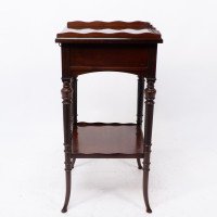 E. W. Godwin Attributed, for Collinson & Lock. Aesthetic Movement Mahogany Side Table - Thumbnail 5