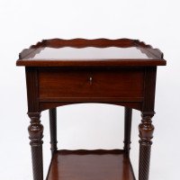 E. W. Godwin Attributed, for Collinson & Lock. Aesthetic Movement Mahogany Side Table - Thumbnail 7