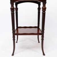 E. W. Godwin Attributed, for Collinson & Lock. Aesthetic Movement Mahogany Side Table - Thumbnail 10