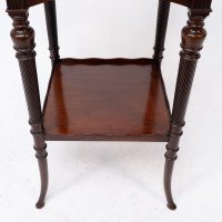 E. W. Godwin Attributed, for Collinson & Lock. Aesthetic Movement Mahogany Side Table - Thumbnail 11