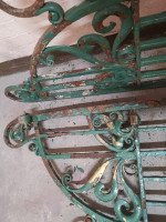 An Exceptional Period Pair of Arts & Crafts Hand-hammered & Wrought Iron Gates - Thumbnail 8