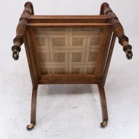 James Peddle Attributed, an Aesthetic Movement Oak Armchair with Serpentine Shaped Back - Thumbnail 20