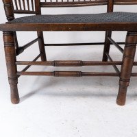 Bruce Talbert Attributed, an Aesthetic Movement Upholstered Love or Twin Window Seat - Thumbnail 15