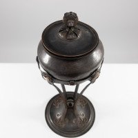 Birmingham Guild Handicraft Arts & Crafts Patinated Hand-hammered Brass Chalice - Thumbnail 6