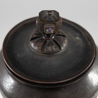 Birmingham Guild Handicraft Arts & Crafts Patinated Hand-hammered Brass Chalice - Thumbnail 7