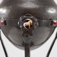 Birmingham Guild Handicraft Arts & Crafts Patinated Hand-hammered Brass Chalice - Thumbnail 9