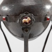 Birmingham Guild Handicraft Arts & Crafts Patinated Hand-hammered Brass Chalice - Thumbnail 13