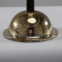 WMF Arts & Crafts Silver-plated Candlestick with Bowl Shaped Drip Tray & Base - Thumbnail 14