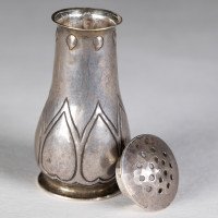 C. F. A. Voysey, Keswick School of Industrial Art, Arts & Crafts Silver Salt Shaker - Thumbnail 9