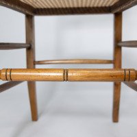E. W. Godwin Attributed, a Set of Four Anglo-Japanese Cane Seat Chairs - Thumbnail 17