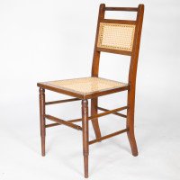 E. W. Godwin Attributed, a Set of Four Anglo-Japanese Cane Seat Chairs - Thumbnail 11
