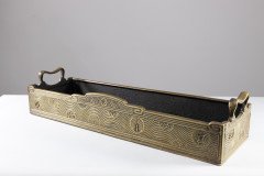 Thomas Jeckyll for Barnard Bishop & Barnard, Two Anglo-Japanese Brass Planters - Thumbnail 4