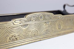Thomas Jeckyll for Barnard Bishop & Barnard. Two Anglo-Japanese Brass Planters - Thumbnail 8