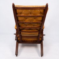 Philip Webb for Morris & Co., Aesthetic Movement Oak Reclining Armchair - Thumbnail 19