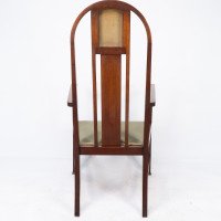 Liberty & Co. attributed. An Arts & Crafts mahogany and inlaid Armchair - Thumbnail 18