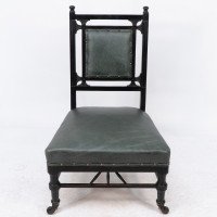 Gillows. An Anglo-Japanese Nursing Chair with Thebes Style Turnings - Thumbnail 2