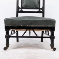 Gillows. An Anglo-Japanese Nursing Chair with Thebes Style Turnings - Thumbnail 11