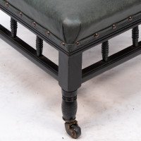 Gregory & Co., An Aesthetic Movement Nursing Chair with Stylized Carved Sunflower - Thumbnail 14