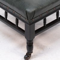 Gregory & Co., An Aesthetic Movement Nursing Chair with Stylized Carved Sunflower - Thumbnail 13