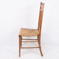 E. A. Taylor Attributed for Wylie & Lochhead, Pair of Arts & Crafts Side Chairs - Thumbnail 6