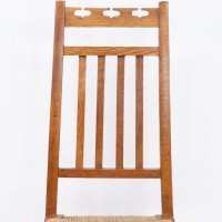 E. A. Taylor Attributed, for Wylie & Lochhead. A Pair of Arts & Crafts Side Chairs - Thumbnail 8