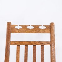 E. A. Taylor Attributed, for Wylie & Lochhead. A Pair of Arts & Crafts Side Chairs - Thumbnail 9